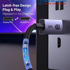 Cáp Displayport 2.1 dài 2m 16K60Hz Ugreen 15384