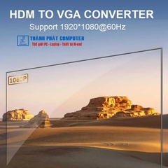 Cáp chuyển đổi HDMI sang VGA dài 15cm FullHD60hz Ugreen 90813