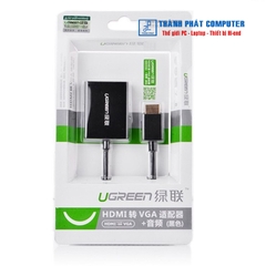 Cáp chuyển đổi HDMI to VGA có Audio Ugreen 40233