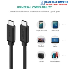 Cáp USB Type-C dài 3m chuẩn USB 2.0 Ugreen 60788