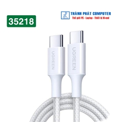 Cáp Type-C 60W dài 1m Ugreen (Nhiều màu)