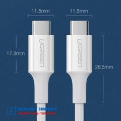 Cáp Type-C 100W 20V/5A dài 2m Ugreen 60552