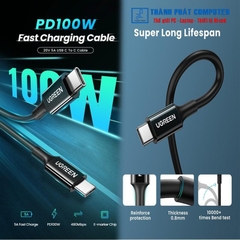 Cáp Type-C PD 100W/5A dài 2m Ugreen 80372