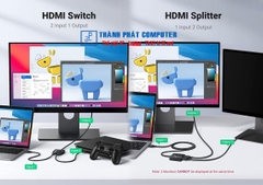 Bộ gộp tín hiệu HDMI 2.0 hai chiều 4K60Hz Ugreen 70607