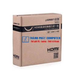 Bộ gộp HDMI 3 vào 1 ra hỗ trợ 3D Full HD Ugreen 40215
