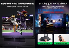 Bộ gộp HDMI 5 vào 1 ra chuẩn 2.0 4K60Hz Ugreen 90512