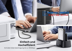 Đầu chuyển đổi USB Type-C âm sang USB Type-B máy in Ugreen 20120