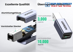 Đầu chuyển đổi USB Type-C âm sang USB Type-B máy in Ugreen 20120