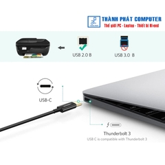 Cáp máy in USB 2.0 Type-C to Type-B dài 1m Ugreen 80811