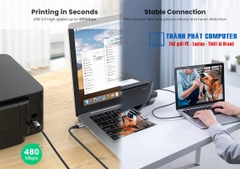 Cáp máy in đầu nhôm bọc dù dài 5m Ugreen 90560
