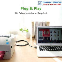 Cáp máy in USB 3.0 AM to BM dài 2m Ugreen 10372
