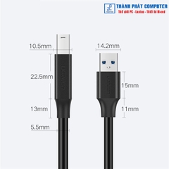Cáp máy in USB 3.0 AM to BM dài 1m Ugreen 30753