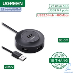 Hub USB 2.0 ra 4 cổng USB Ugreen