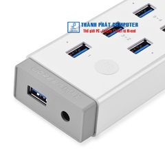Bộ chia 7 cổng USB 3.0 kèm nguồn 12V/2A Ugreen 20296