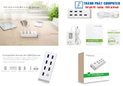 Bộ chia 7 cổng USB 3.0 kèm nguồn 12V/2A Ugreen 20296