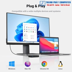 KVM Switch 2 vào 1 cổng USB 3.0 Ugreen 15149