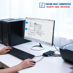 Bộ chuyển đổi 2 máy tính 1 màn hình HDMI - Auto 2 USB KVM Switch Ugreen 50744