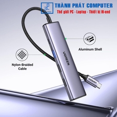 Hub USB Type-C 5 in 1 HDMI 4K@30Hz Ugreen 15495