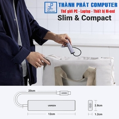 Hub USB Type-C 5 in 1 HDMI 4K@30Hz Ugreen 15495
