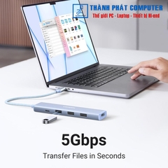 Hub USB Type-C Revodok 5 in 1 HDMI 4K@30Hz Ugreen 35581