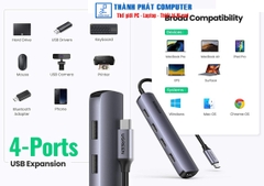 Hub Type C 5 in 1 USB3.0 & HDMI 4K Ugreen 20197