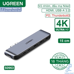 Hub Type-C to HDMI/Hub USB 3.0 Ugreen 50963
