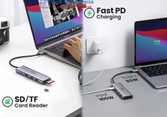 Hub Type-C 5 in 1 HDMI USB 3.0 SD/TF PD Ugreen 60384