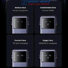 Hub Type-C Robogan 7 in 1 HDMI USB Lan 1Gbps PD Ugreen 45155