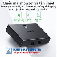 Bộ chuyển 2 máy tính vào 1 máy in cổng USB 2.0 Ugreen 30345