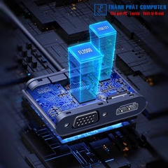 Cáp chuyển đổi USB 3.0 sang HDMI/VGA 1080P60Hz Ugreen 20518