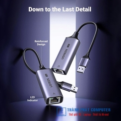 Cáp USB-A 3.0 to Lan 2.5 Gigabit Ugreen 25051
