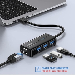 Hub USB 3.0 tich hợp cổng Mạng Gigabit 10/100 / 1000Mbps Ugreen 20265