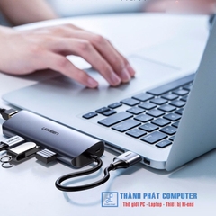 Hub 3.0 ra 3 cổng USB 3.0 + Lan Gigabit 1000Mbps Ugreen 60719