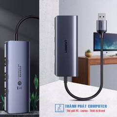 Hub 3.0 ra 3 cổng USB 3.0 + Lan Gigabit 1000Mbps Ugreen 60719