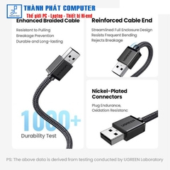Cáp USB-A 3.0 to Lan Gigabit 10/100/1000Mbps Ugreen 15636