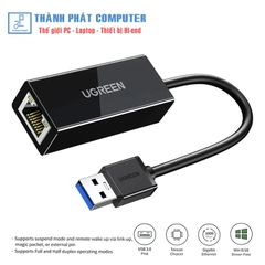 Cáp USB 3.0 to Lan 10/100/1000 Mbps Ugreen 20256