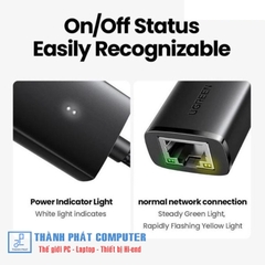 Cáp USB Type-C 3.0 to Lan Gigabit 10/100/1000Mbps Ugreen 15637
