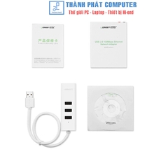 Hub USB 2.0 kèm cổng mạng Ethernet 10/100Mbps Ugreen 30297