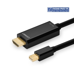 Cáp Mini DisplayPort (Thunderbolt) to HDMI dài 1.5m 4K Ugreen 20848