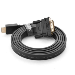 Cáp chuyển đổi HDMI to DVI (24+1) mỏng dẹt dài 12m Ugreen 30141