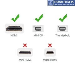 Cáp chuyển đổi Mini Displayport (thunderbolt) sang HDMI âm Ugreen 10461