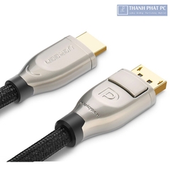 Cáp Displayport to HDMI 2.0 dài 2m 4K60Hz Ugreen 40434