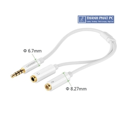 Cáp chuyển đổi tai nghe 3.5mm ra Mic & Loa Ugreen 10789