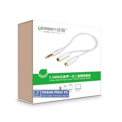 Cáp chuyển đổi tai nghe 3.5mm ra Mic & Loa Ugreen 10789