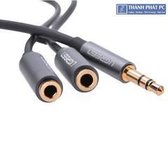 Cáp chia 2 cổng Audio 3.5mm dài 20cm Ugreen 10532