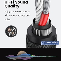 Cáp tách Audio 3.5mm ra 2 đầu 3.5mm Loa và Mic Ugreen 50254