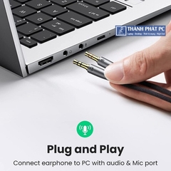 Cáp gộp Mic & Loa sang 3.5mm có Mic Ugreen 50255