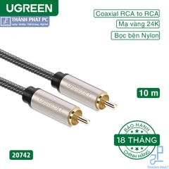 Cáp âm thanh số Coaxial 10m Ugreen 20742