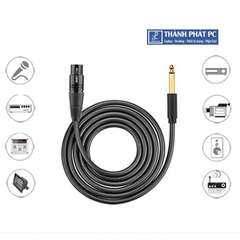 Cáp chuyển đổi từ 6.5mm sang AV Cannon (XLR) âm dài 15m Ugreen 20725