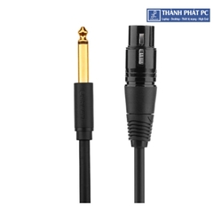 Cáp chuyển đổi từ 6.5mm sang AV Cannon (XLR) âm dài 15m Ugreen 20725